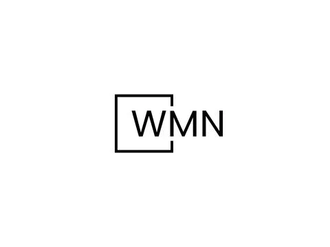 WMN letter initial logo design vector illustration Stock Illustration