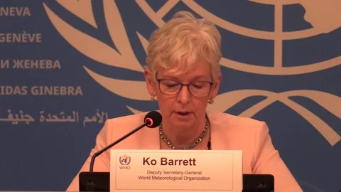 WMO: Paris Agreement temperature limit almost certain to be exceeded this five-y Stock Footage 276912559