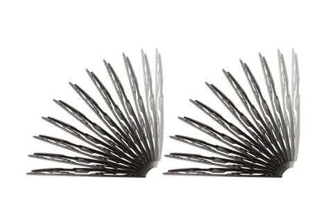 Wndscreen wipers on a white background Stock Photos