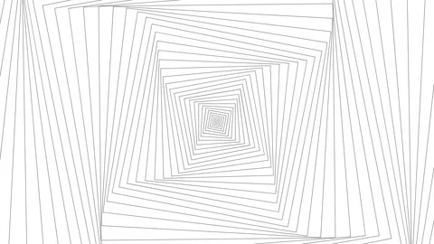 Wobbling Jitter in Recursive Nested Squares Ripple Earthquake Demo Effect Mas Video stock 118987989