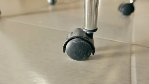 Wobbling wheel of a cart Stock Footage 101155900