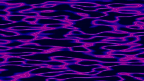 Wobbly liquid threads pattern in pink on navy blue Stock Footage 274102319