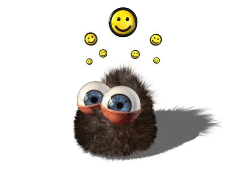 Wobby is happy Stock Illustration