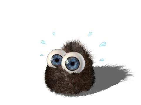 Wobby is in trouble Stock Illustration