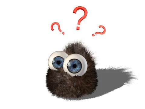 Wobby is wondering Stock Illustration