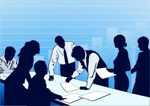 Wochen Konferenz Stock Illustration