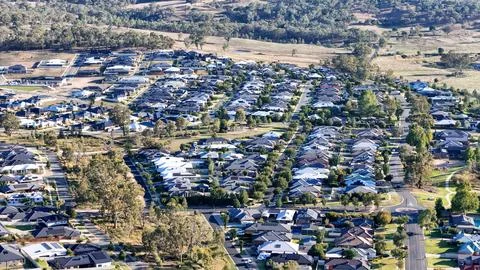 Wodonga residential view Stock Photos