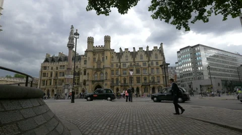 Wogen Group building seen from across the street in London Stock Footage 61230507