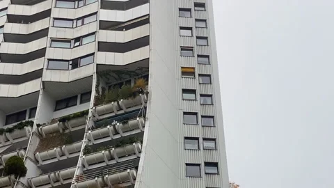 Wohnpark Alterlaa facade Stock Footage 232031279