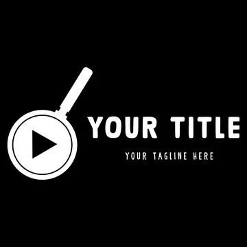 Wok Video Player Logo Stock Illustration