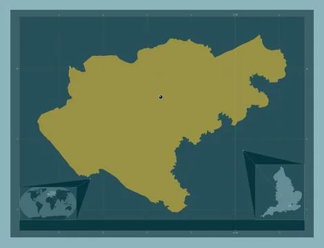 Woking, England - Great Britain. Solid color shape Illustrazione stock