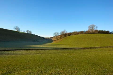 Wolds landscape Stock Photos