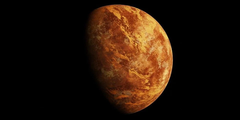 Wolf 1069 b Planet Stock Illustration