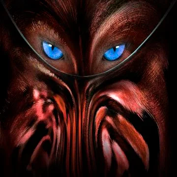 Wolf abstract Illustrazione stock