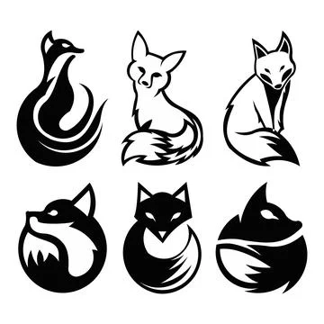 Wolf bolt Emblem Stock Illustration