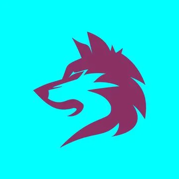 Wolf creative logo Ilustração Stock