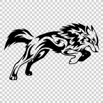 Wolf design vector Illustrazione stock