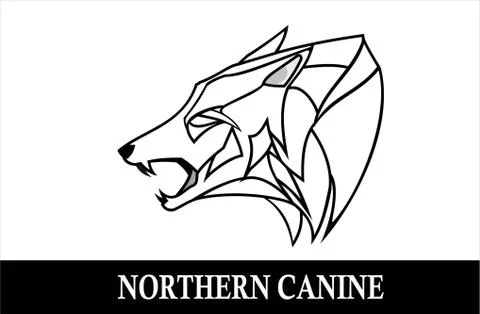 Wolf, dog Stock Illustration