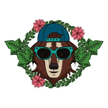 Wolf face cool sketch Stock Illustration