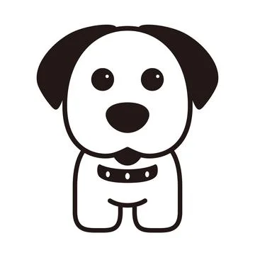 Wolf face flat icon design, vector illustration Stock Illustration