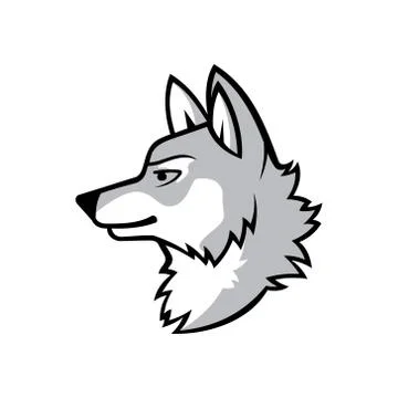 Wolf Face Stock Illustration