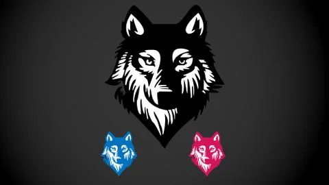Wolf face Illustration