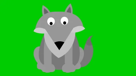Wolf green Stock Footage 193989832