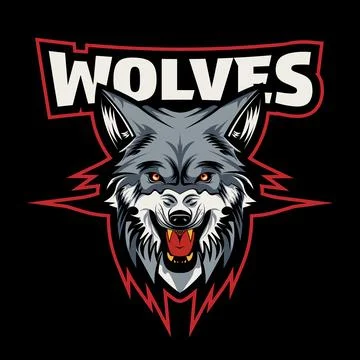 Wolf head design vector illustration Illustrazione stock