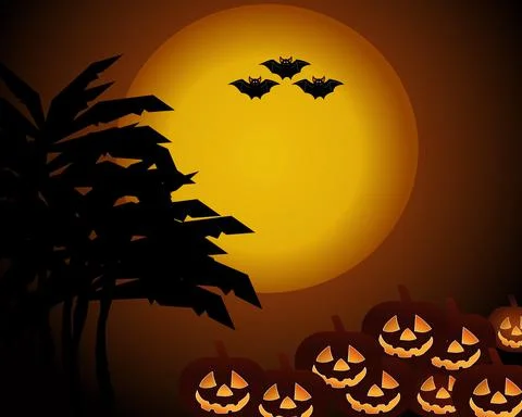 Wolf horror Stock Illustration