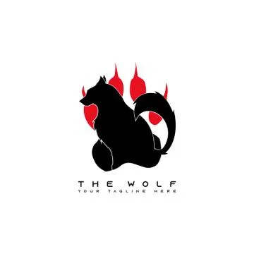 THE WOLF Stock Illustration