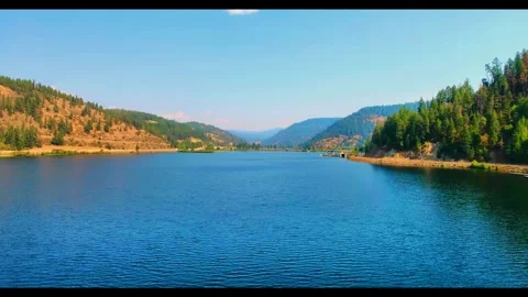 Wolf Lodge by Drone Vídeos de archivo 281122417