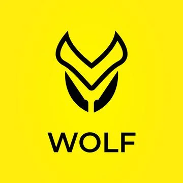 Wolf logo design template illustration Stock Illustration