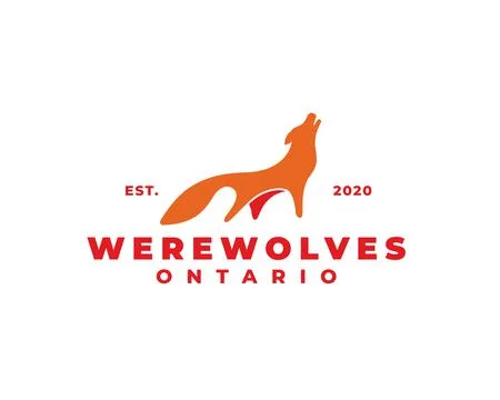 Wolf Logo design vector template Illustrazione stock