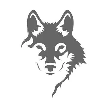 Wolf logo icon design Stock Illustration