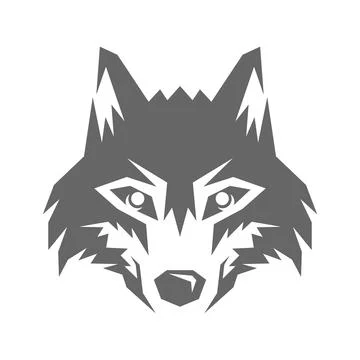 Wolf logo icon design Stock Illustration