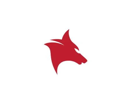 Wolf logo icon Stock Illustration