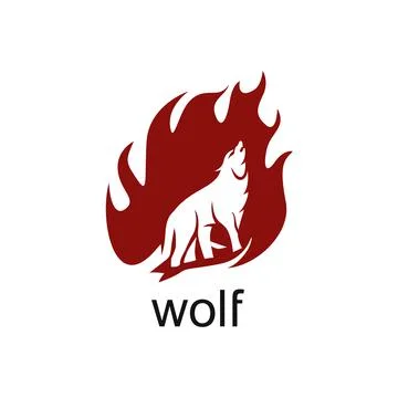 Wolf logo Stock Illustration