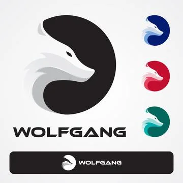 Wolf logo Stock Illustration