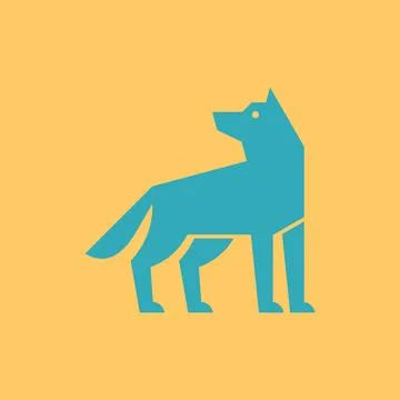 Wolf logo Stock Illustration