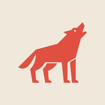 Wolf logo Stock Illustration