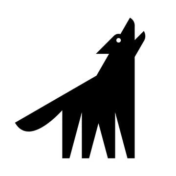 Wolf logo Stock Illustration