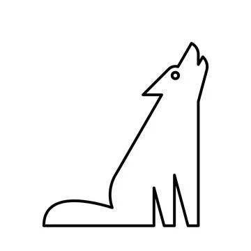 Wolf logo Stock Illustration