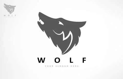 Wolf logo vector. Animal design. Stock Illustration