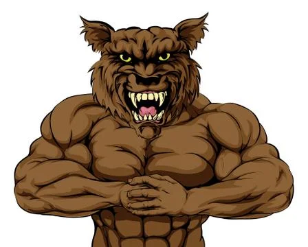 Wolf Mascot イラスト素材