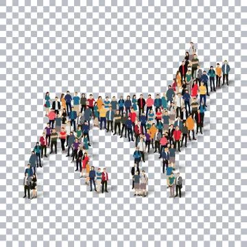 Wolf   people   3d Illustrazione stock