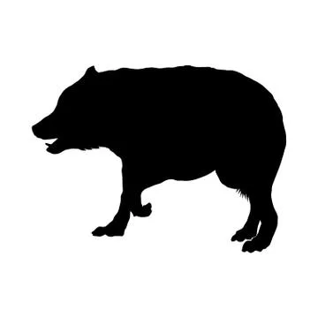 Wolf Silhouette Stock Illustration