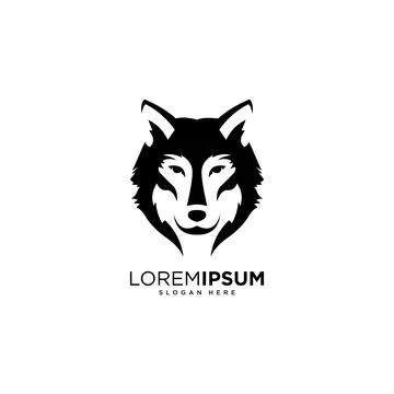 Wolf symbol logo vector illustration Stock Illustration