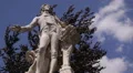 Wolfgang Amadeus Mozart Statue Monument Memorial Burggarten Vienna Close Up Zoom HD Footage