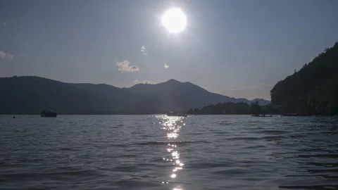 Wolfgangsee Sunset Timelapse Stock Footage 130701262