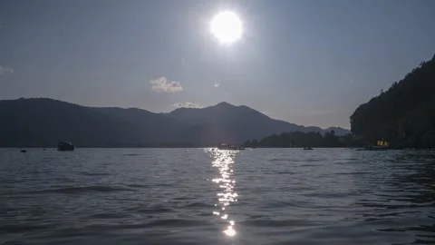 Wolfgangsee Timelapse Stock Footage 130701256